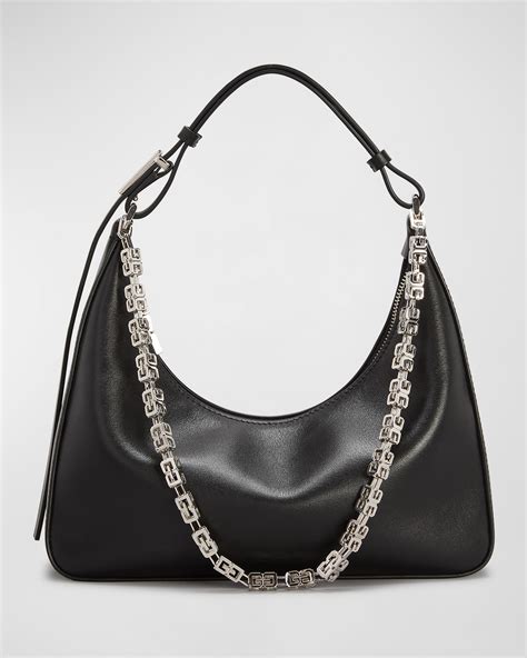 givenchy small moon hobo|Small Moon Cut Out bag in leather with chain .